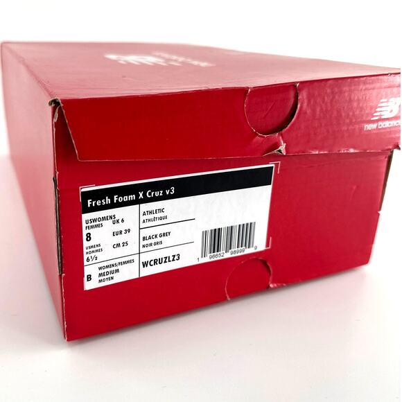 New Balance Black and White Athletic Shoes - Picture 9 of 12